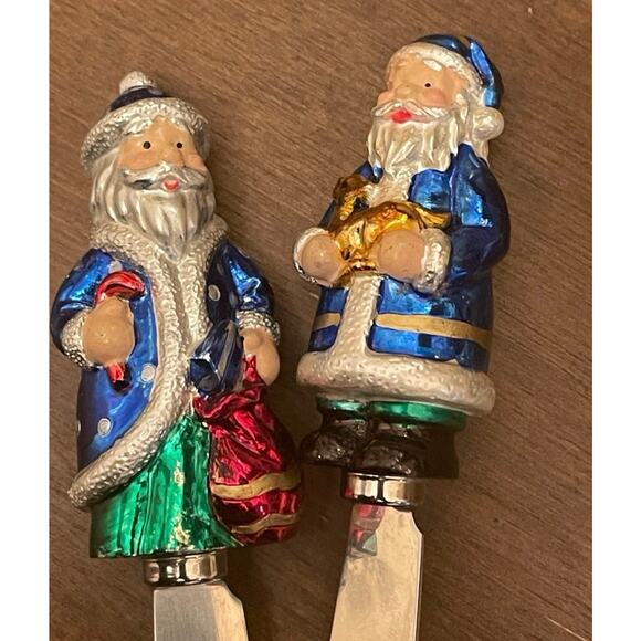 Christmas Santa spreaders knives x 2 - Picture 6 of 8